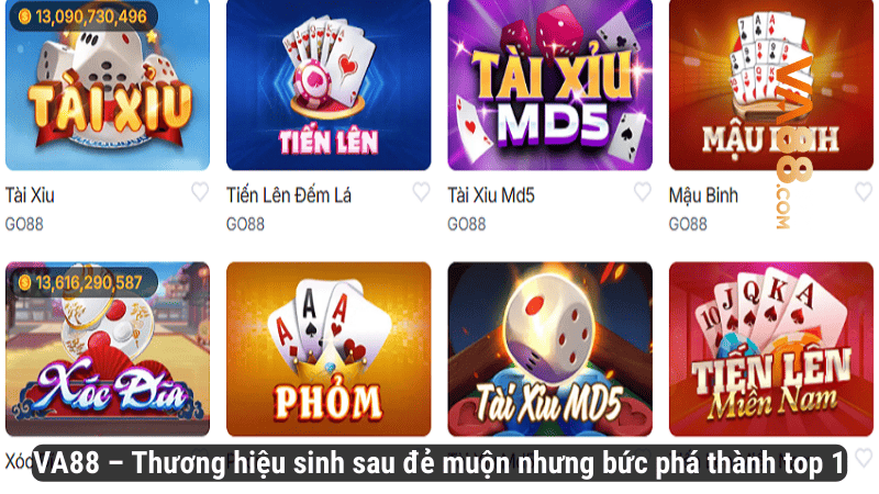 VA88 – Thương hiệu sinh sau đẻ muộn nhưng bức phá thành top 1